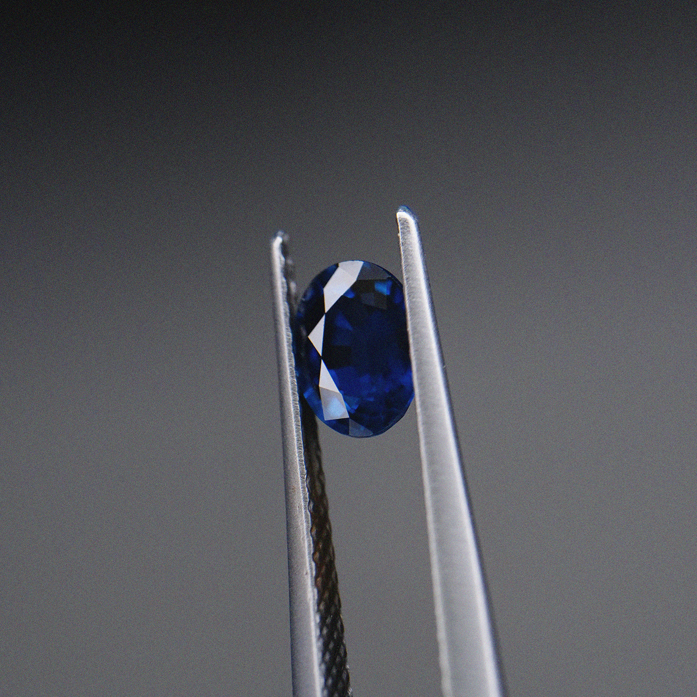 blue sapphire 0.69ct oval
