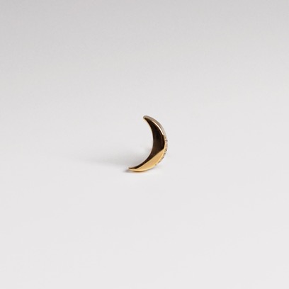 lunaire earring ; dark moon